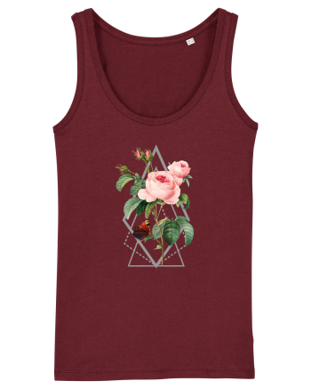 Trandafir Geometric Burgundy