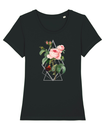 Trandafir Geometric Black