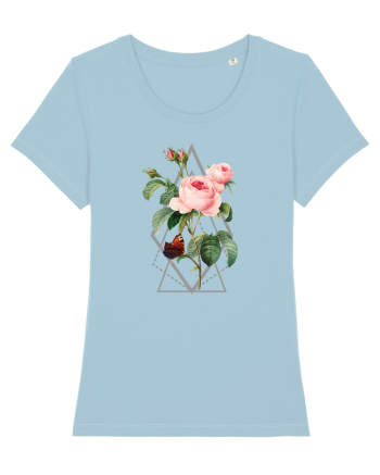 Trandafir Geometric Sky Blue