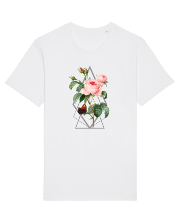 Trandafir Geometric White