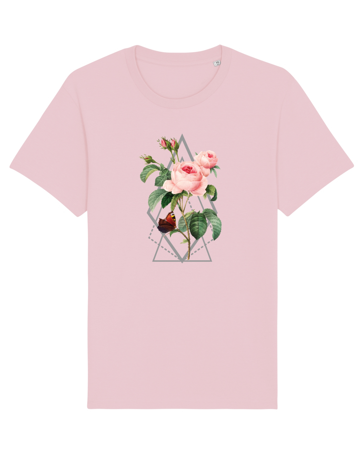 Tricou mânecă scurtă Unisex Rocker Cotton Pink