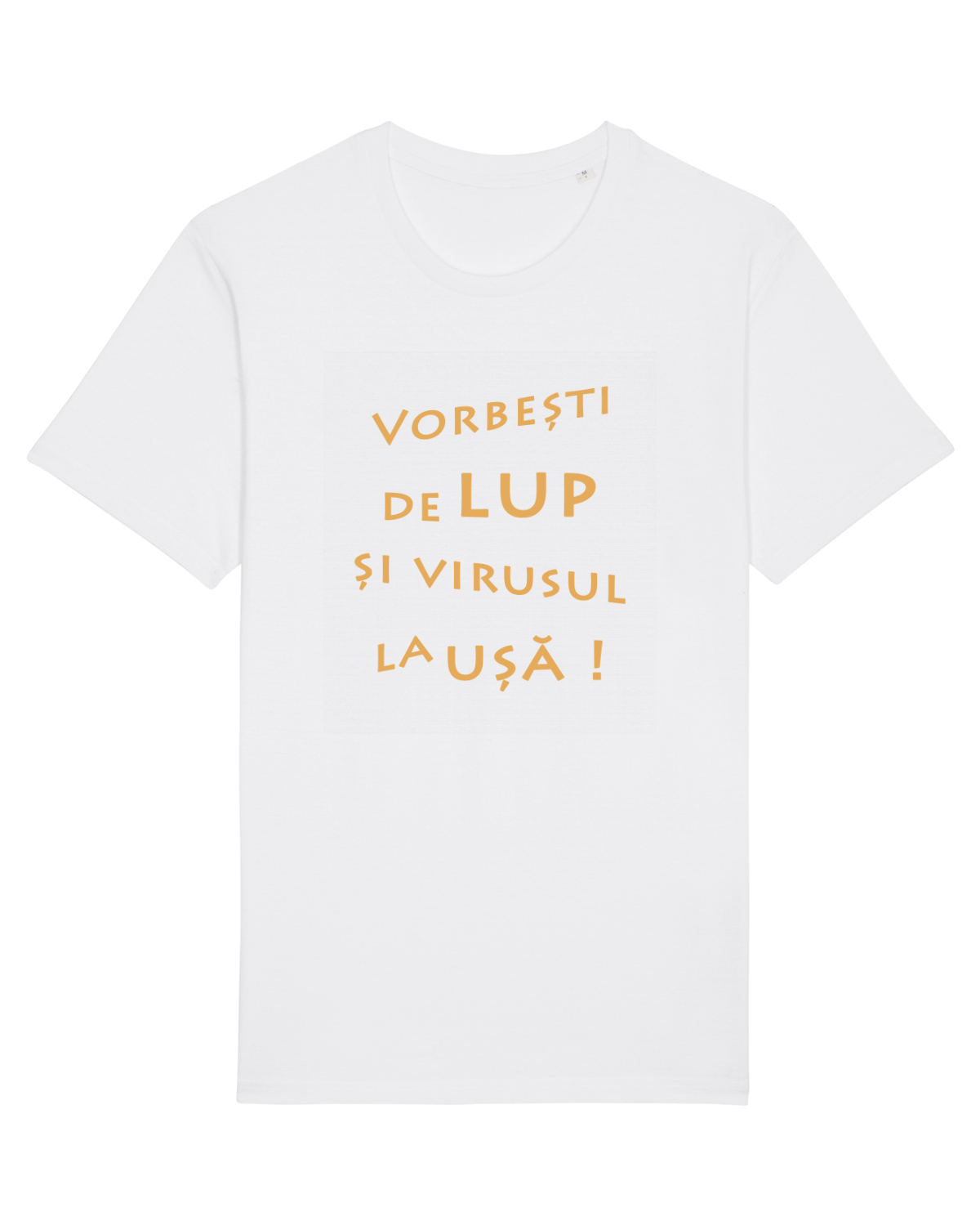 Tricou mânecă scurtă Unisex Rocker White