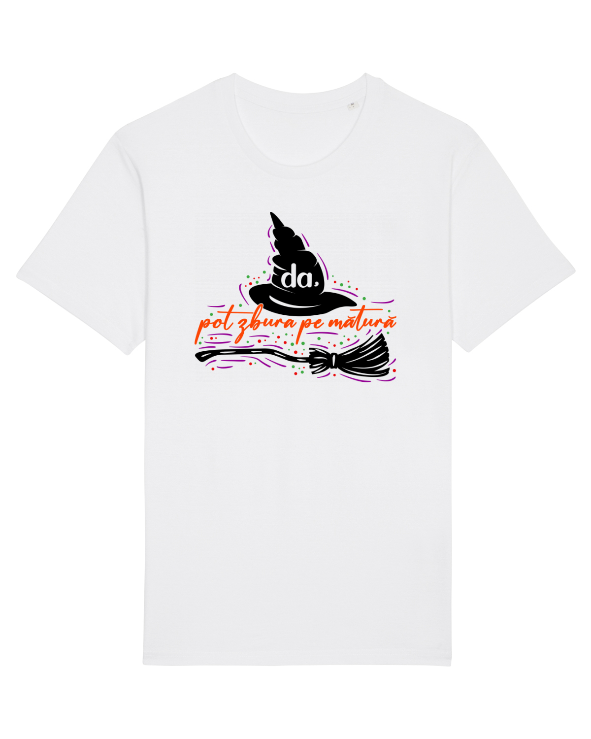 Tricou mânecă scurtă Unisex Rocker White
