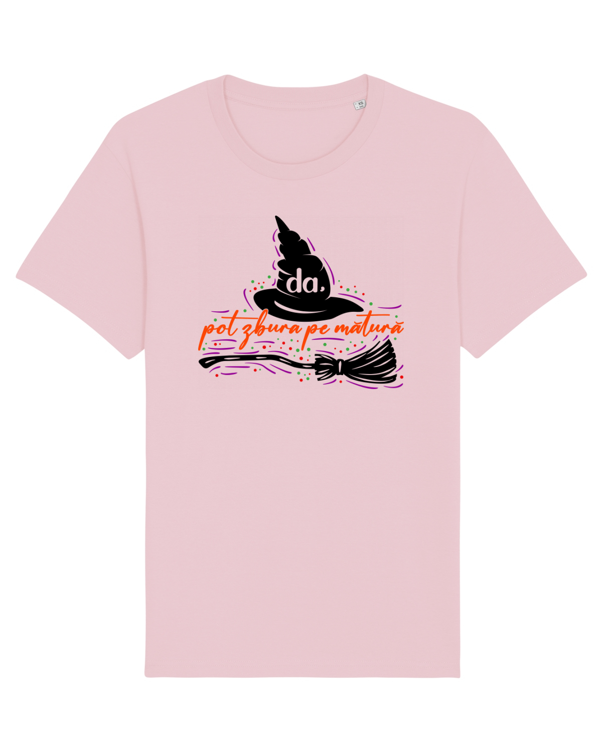Tricou mânecă scurtă Unisex Rocker Cotton Pink