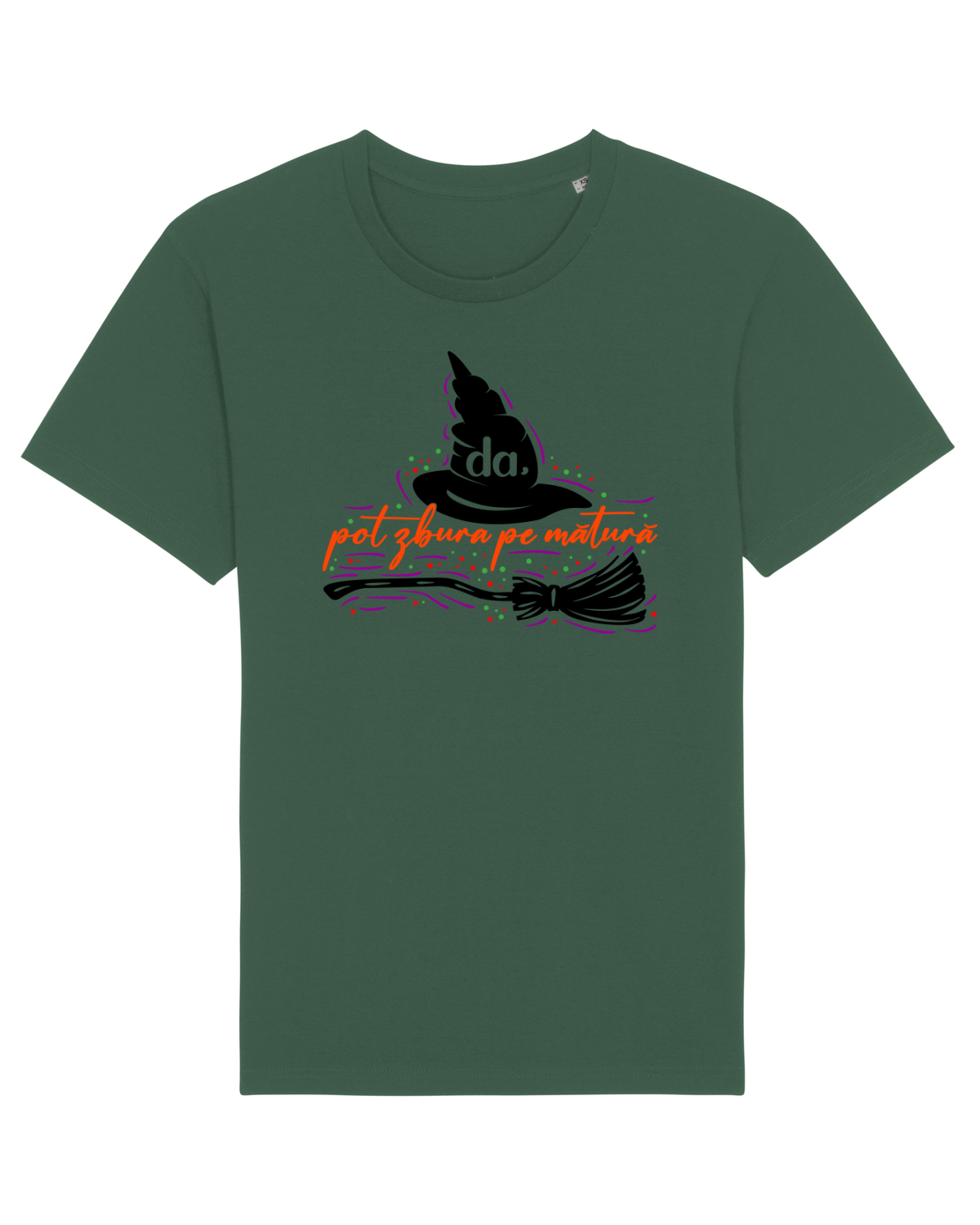 Tricou mânecă scurtă Unisex Rocker Bottle Green