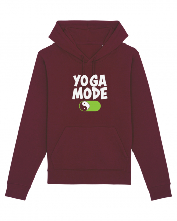 Yoga Mode On Burgundy