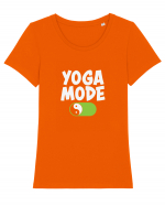 Yoga Mode On Tricou mânecă scurtă guler larg fitted Damă Expresser