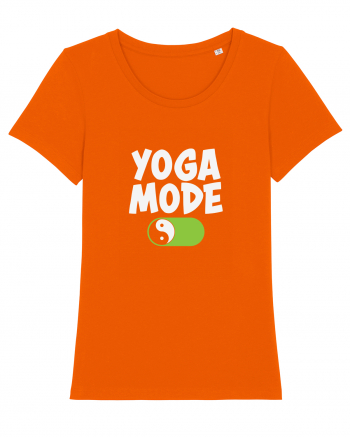 Yoga Mode On Bright Orange