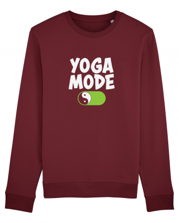 Yoga Mode On Burgundy