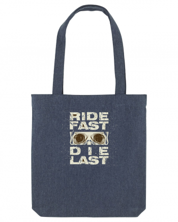 Ride Fast Die Last Midnight Blue