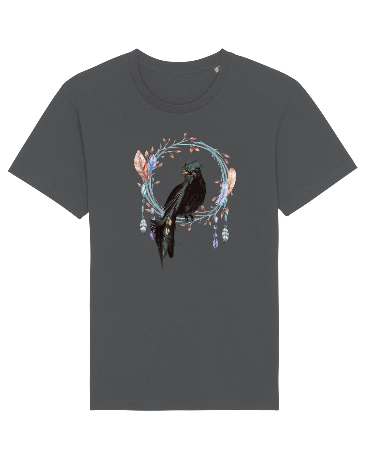 Tricou mânecă scurtă Unisex Rocker Anthracite