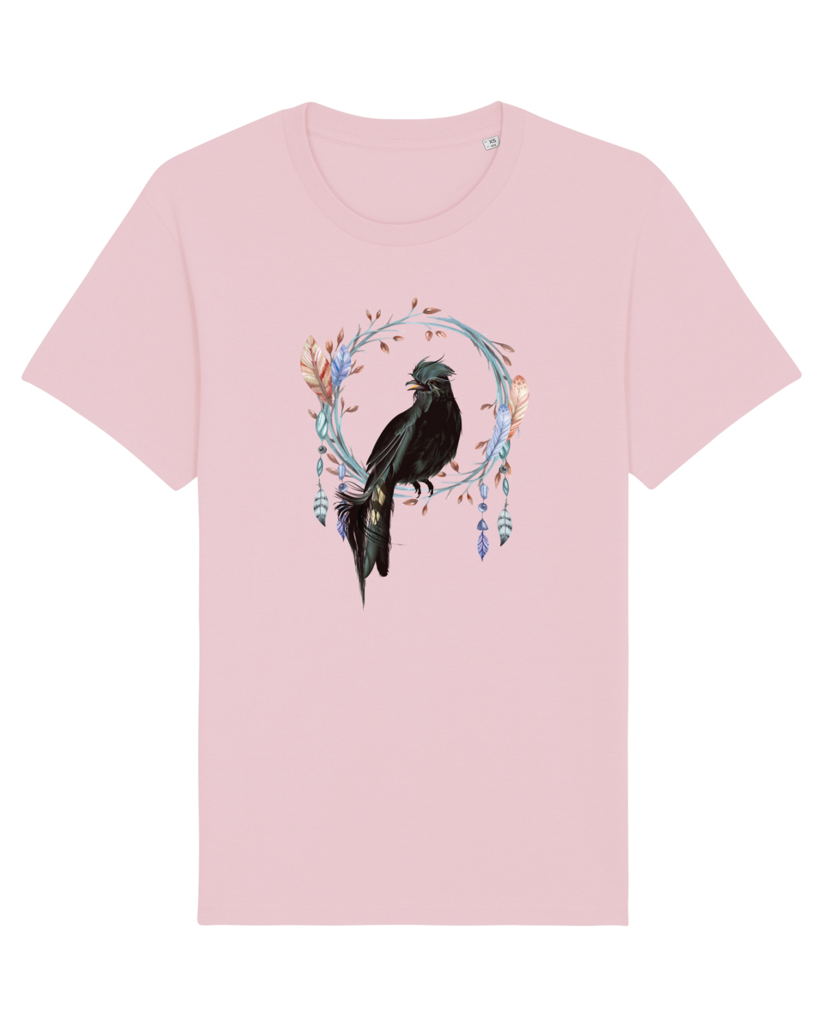 Tricou mânecă scurtă Unisex Rocker Cotton Pink