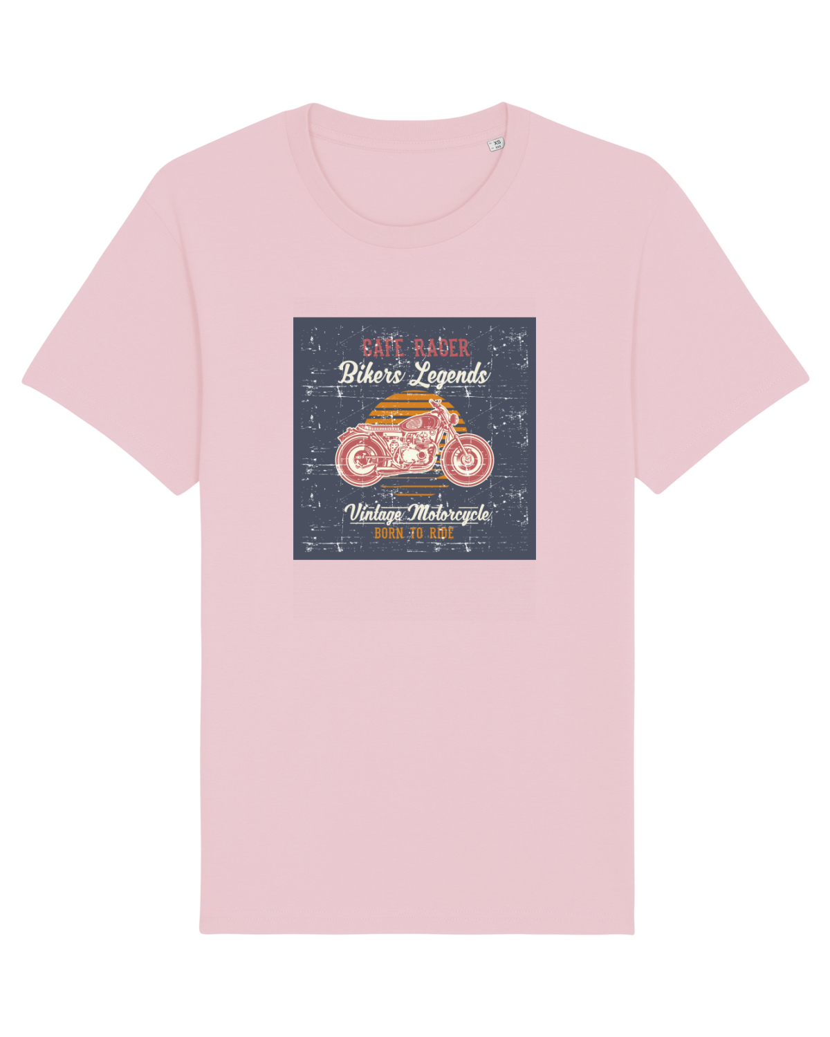 Tricou mânecă scurtă Unisex Rocker Cotton Pink