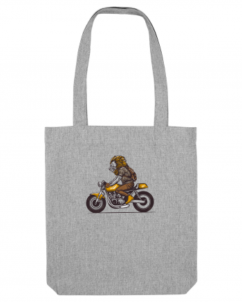 Motorcycle Lion Heather Grey