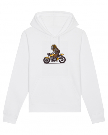 Motorcycle Lion White