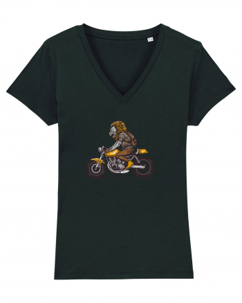 Motorcycle Lion Black