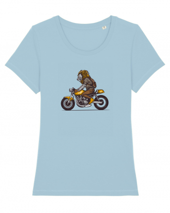 Motorcycle Lion Sky Blue