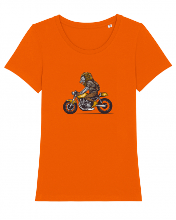 Motorcycle Lion Bright Orange