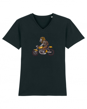 Motorcycle Lion Black