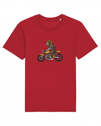 Motorcycle Lion Red