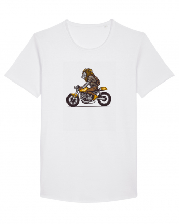 Motorcycle Lion White