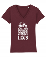 Put Something Exciting Between Your Legs Tricou mânecă scurtă guler V Damă Evoker