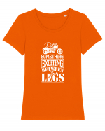 Put Something Exciting Between Your Legs Tricou mânecă scurtă guler larg fitted Damă Expresser