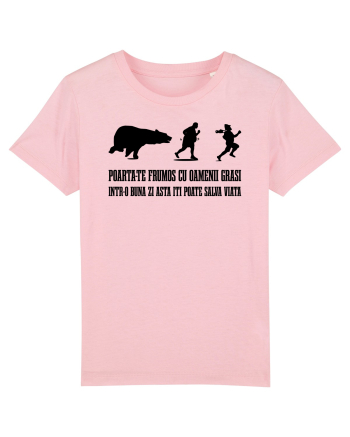 Poarta-te frumos cu oamenii grasi Cotton Pink