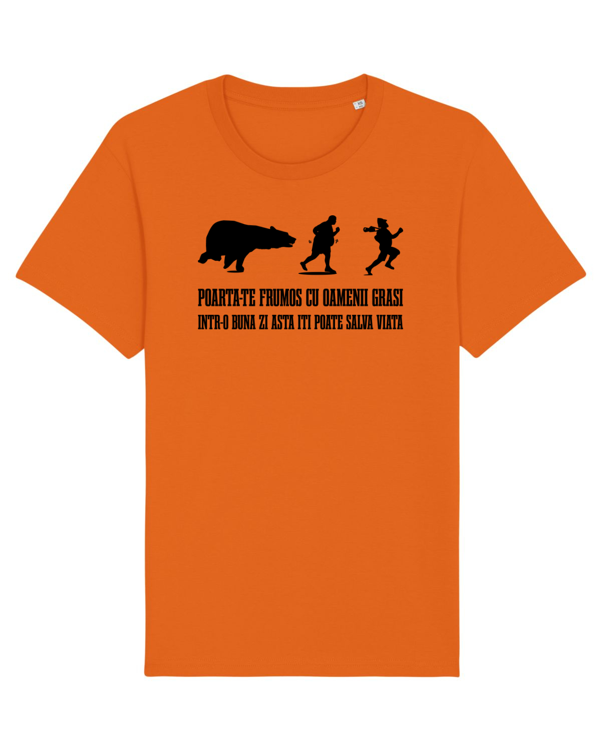 Tricou mânecă scurtă Unisex Rocker Bright Orange