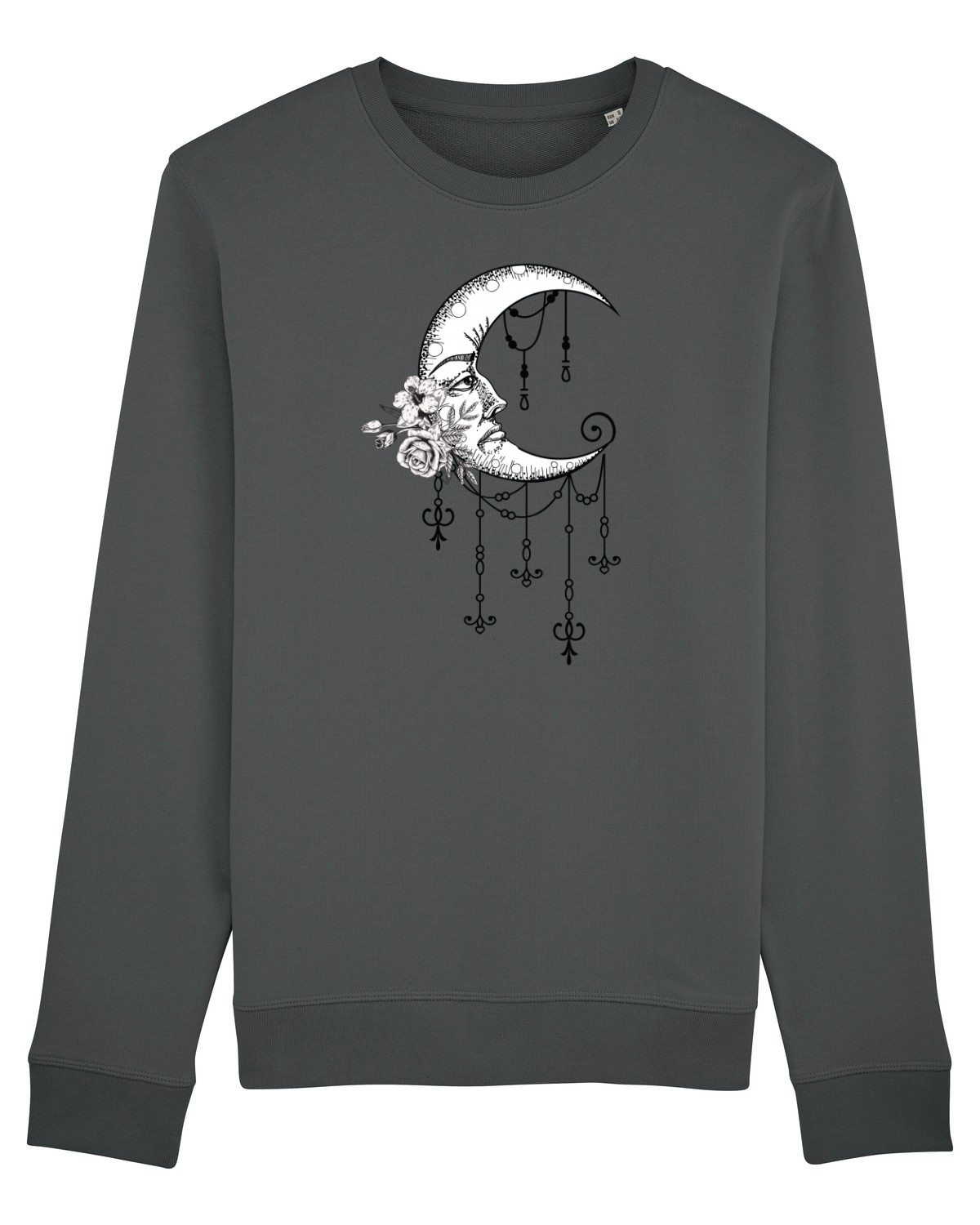 Bluză mânecă lungă Unisex Rise Anthracite