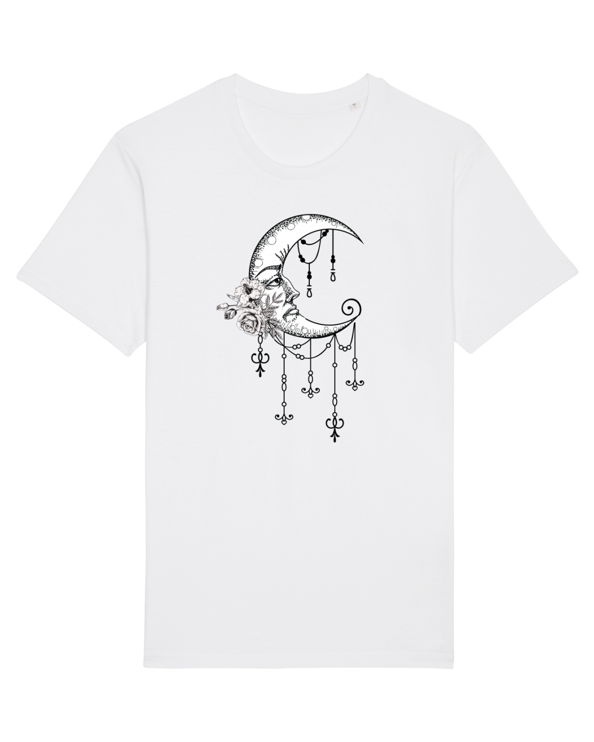 Tricou mânecă scurtă Unisex Rocker White