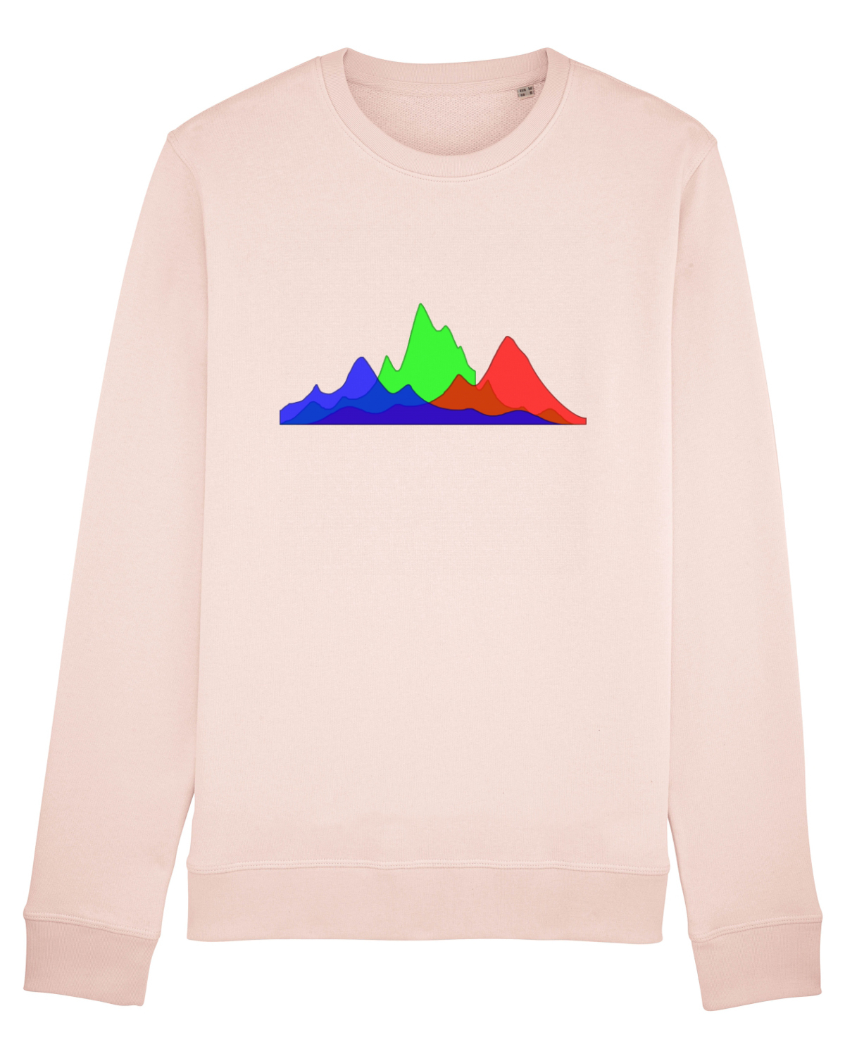 Bluză mânecă lungă Unisex Rise Candy Pink