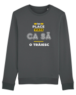Imi place viata  Bluză mânecă lungă Unisex Rise