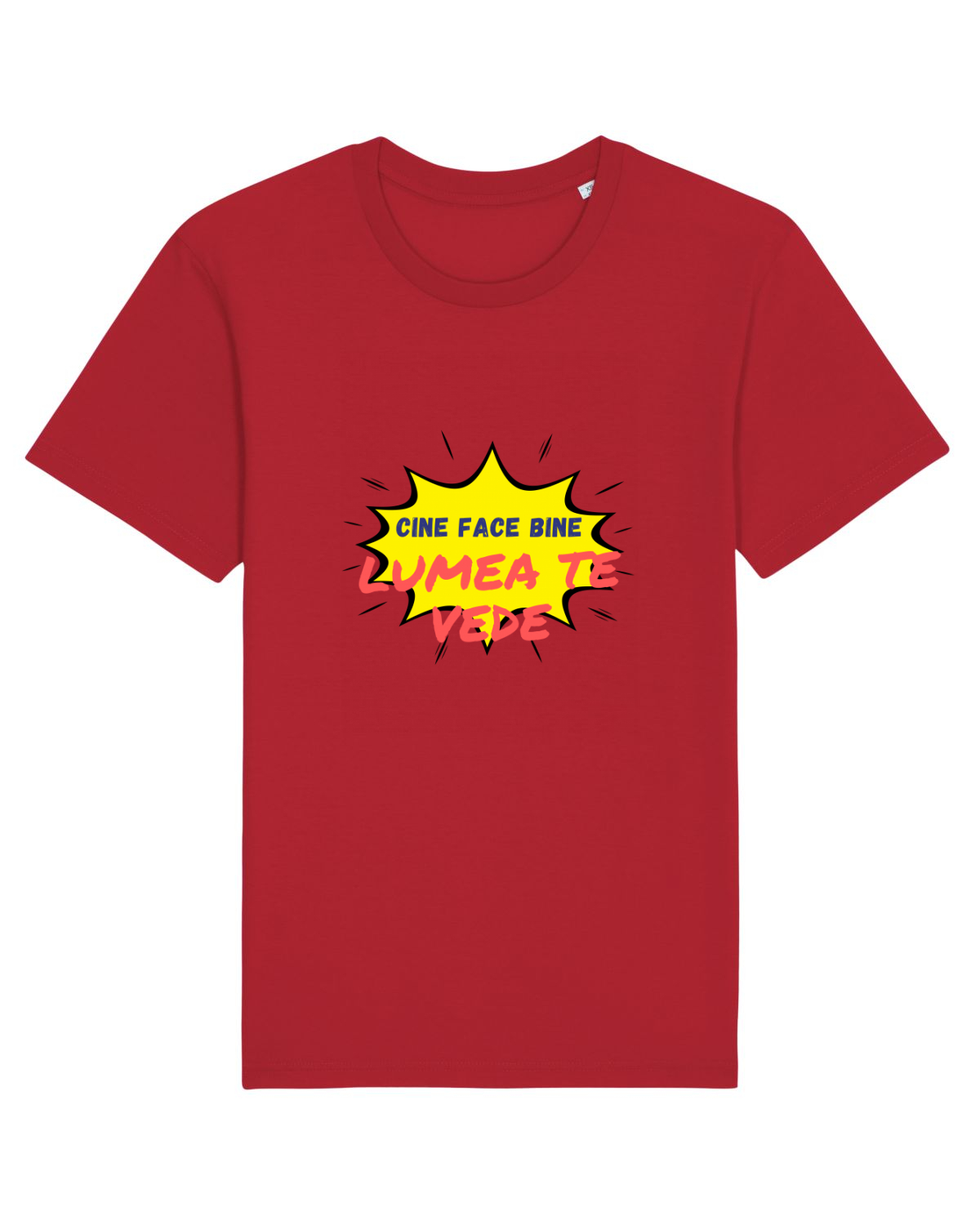 Tricou mânecă scurtă Unisex Rocker Red