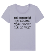 Nu ma intereseaza Tricou mânecă scurtă guler larg fitted Damă Expresser
