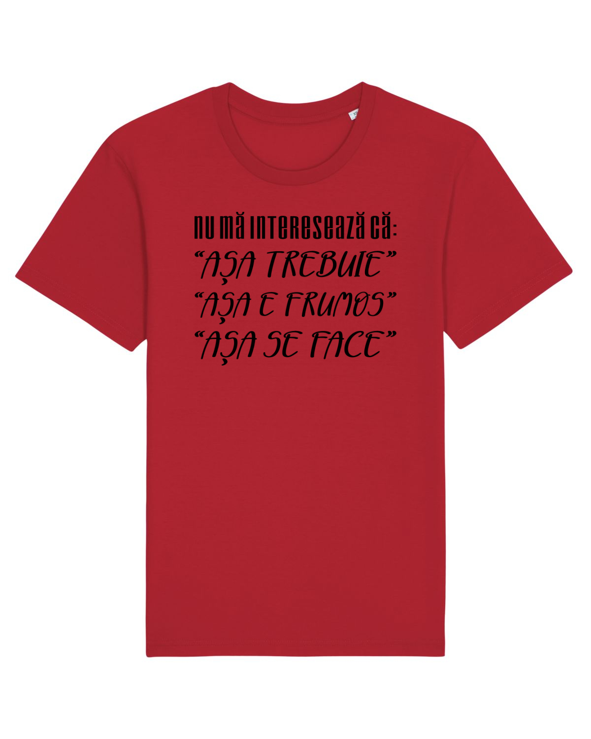 Tricou mânecă scurtă Unisex Rocker Red