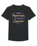 Vorbim impreuna Tricou mânecă scurtă guler larg Bărbat Skater
