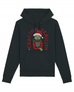 Craciun Fericit Ugly Green Santa Skull Hanorac Unisex Drummer