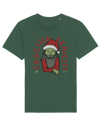 Craciun Fericit Ugly Green Santa Skull Bottle Green
