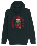 Ugly Santa Green Skull Merry Christmas Hanorac cu fermoar Unisex Connector