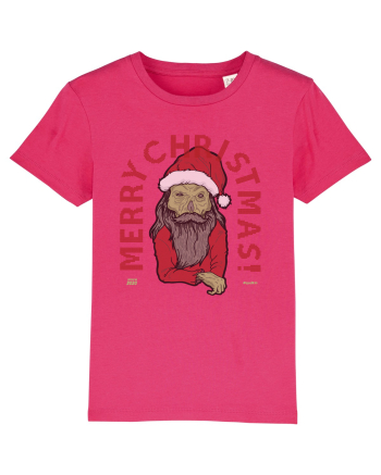 Ugly Santa Green Skull Merry Christmas Raspberry