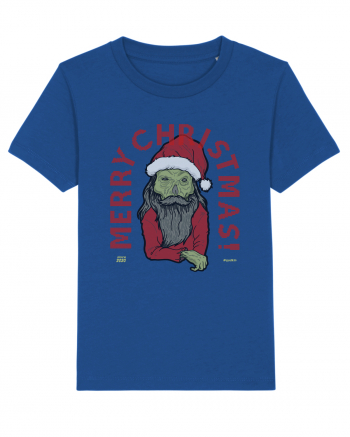 Ugly Santa Green Skull Merry Christmas Majorelle Blue