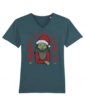 Ugly Santa Green Skull Merry Christmas Stargazer