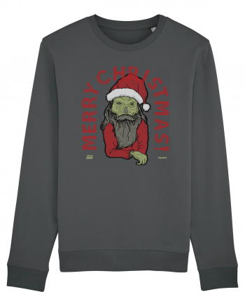 Ugly Santa Green Skull Merry Christmas Anthracite