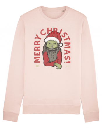 Ugly Santa Green Skull Merry Christmas Candy Pink