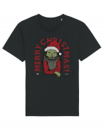 Ugly Santa Green Skull Merry Christmas Tricou mânecă scurtă Unisex Rocker