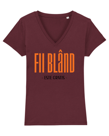 Fii bland - este gratis Burgundy