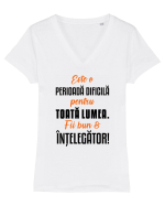 Perioada dificila Tricou mânecă scurtă guler V Damă Evoker
