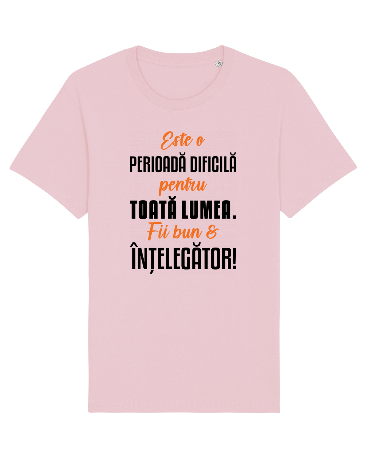 Tricou mânecă scurtă Unisex Rocker Cotton Pink