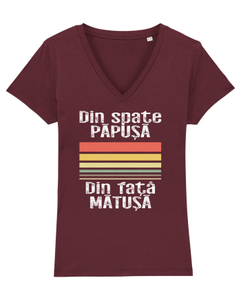 Din spate papusa, din fata matusa Burgundy